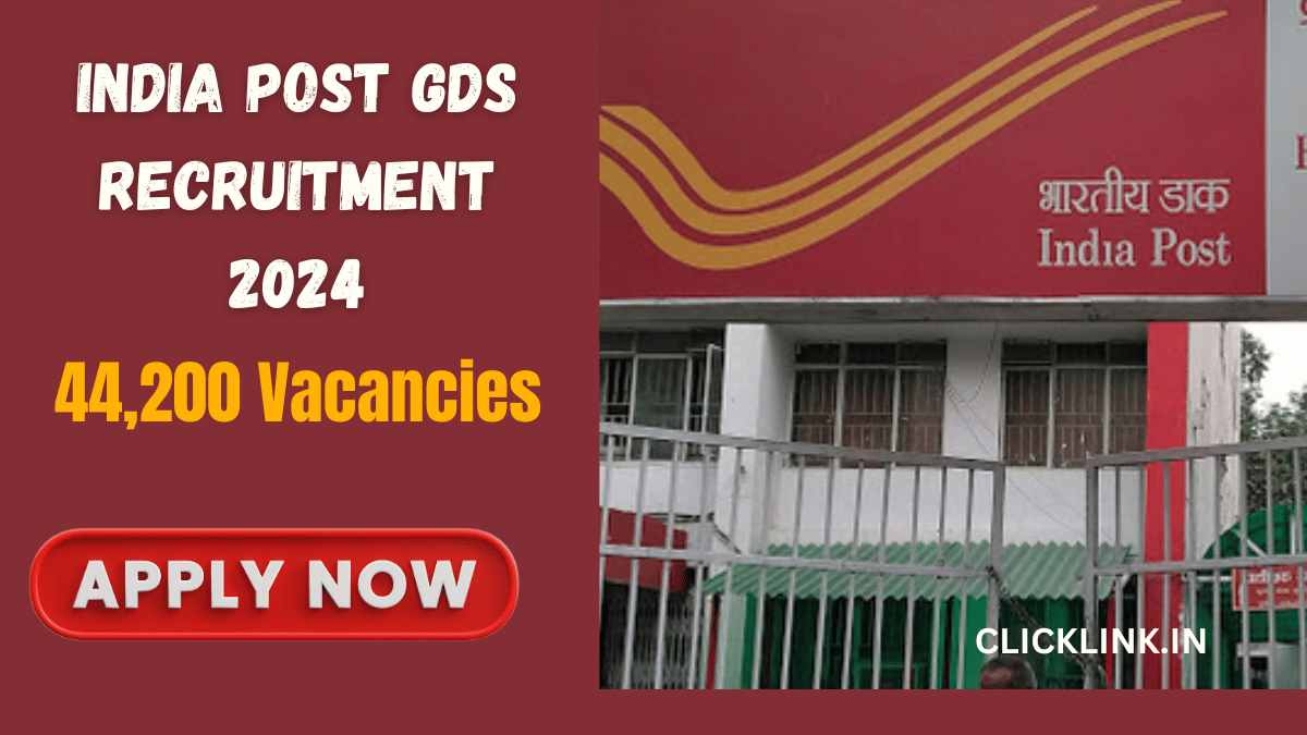 Apply Now India Post GDS Recruitment 2024 with Over 44,200 Vacancies